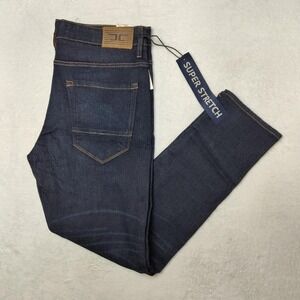 Jordan Craig Sean Jeans Mens 38x32 Blue Skinny Slim Dark Wash Denim Pakistan